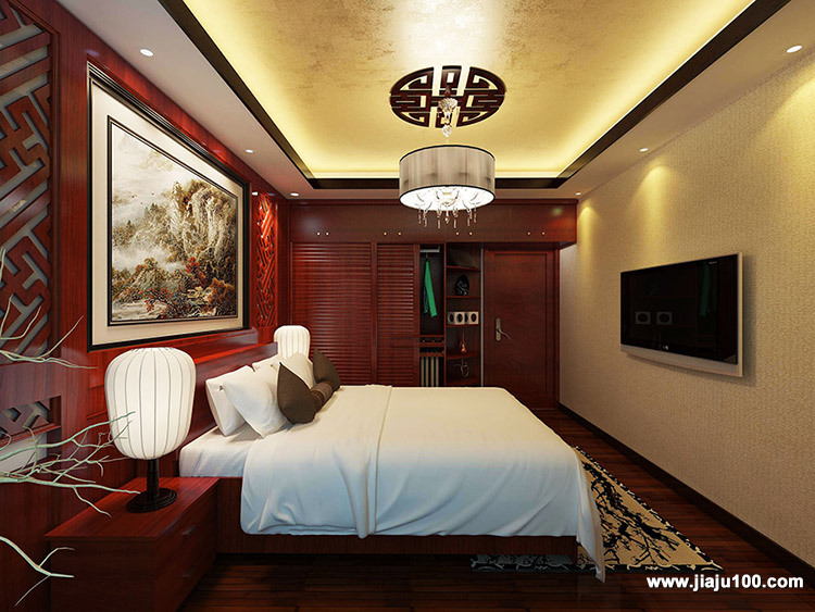 中式风格卧室家具定制