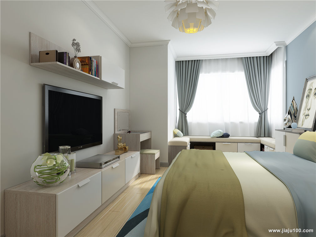 卧房飘窗设计效果图