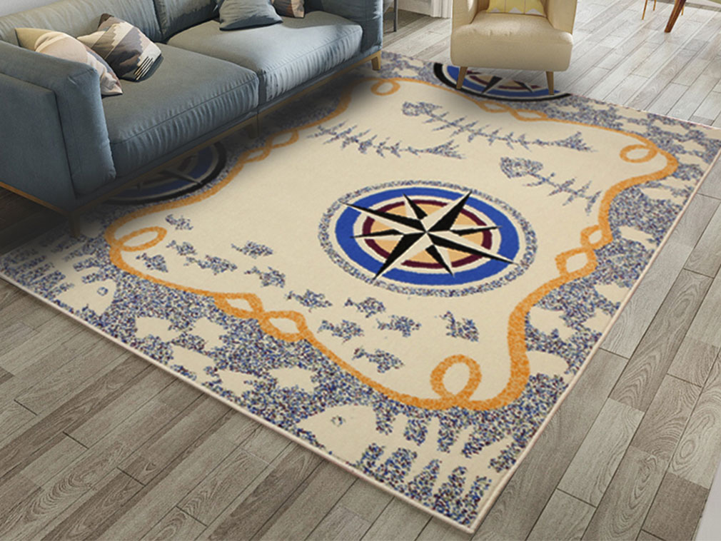 客厅小方块地毯