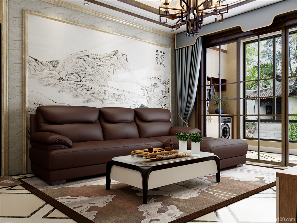 新中式客厅沙发