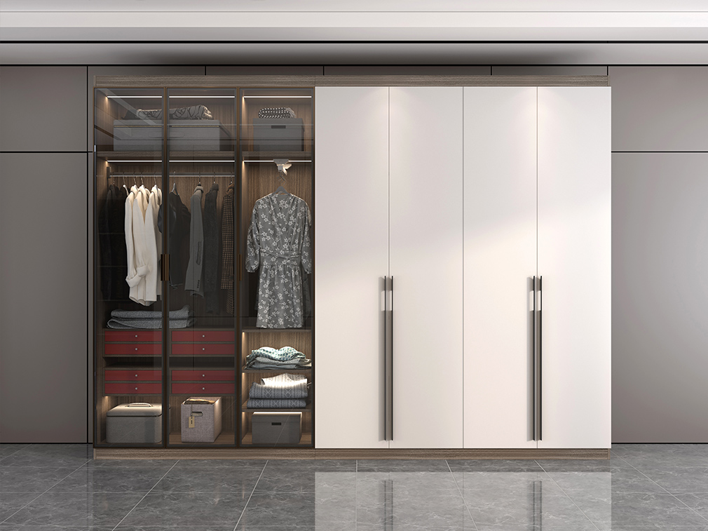 诗尼曼现代极简衣柜定制