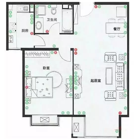 餐廳裝燈時(shí)要考慮餐桌擺放位置