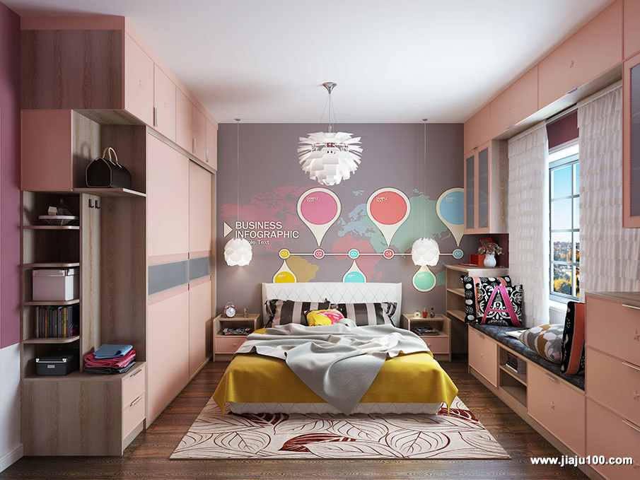 时尚婚房装修效果图