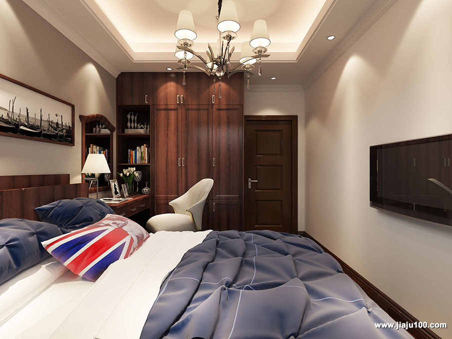 现代风格全屋定制家具效果图