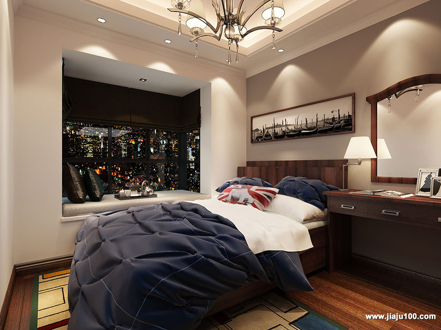 卧室整体家具定制图