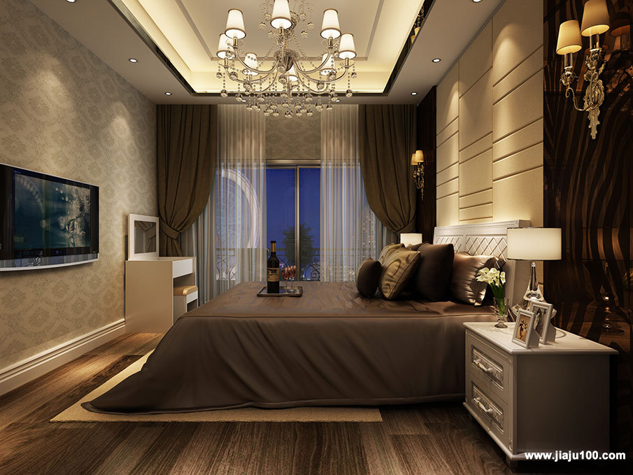 欧式卧室装修效果图