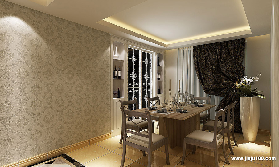 餐厅装修效果图,欧式餐厅装修图