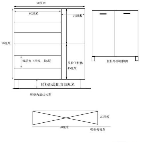 鞋柜內(nèi)容尺寸該怎么定？